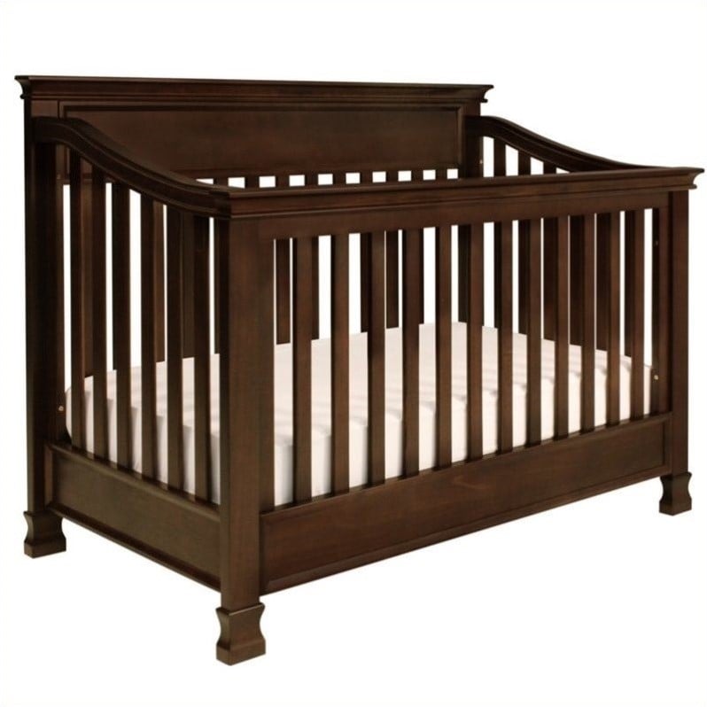 Million Dollar Baby Classic Foothill 4in1 Convertible Crib with Toddler Rail in Espresso M3901Q