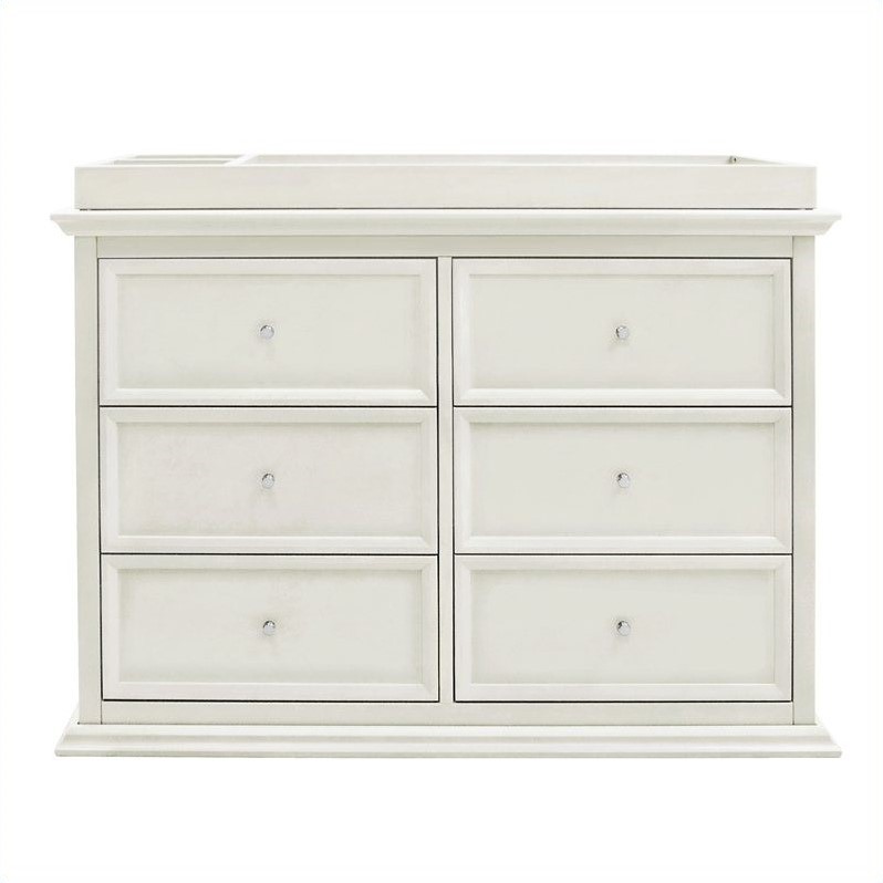 Million Dollar Baby Classic FoothillLouis 6 Drawer Changer Dresser