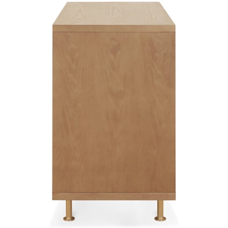 Nursery Works Novella 6 Drawer Baby Dresser in Stained Ash and Ivory