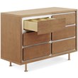 Nursery Works Novella 6 Drawer Baby Dresser in Stained Ash and Ivory