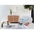 Nursery Works Novella 6 Drawer Baby Dresser in Stained Ash and Ivory