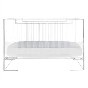 Nursery Works Vetro Crib in Clear Acrylic
