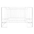 Nursery Works Vetro Crib in Clear Acrylic
