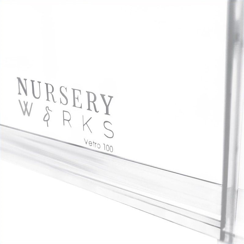 Nursery Works Vetro Crib in Clear Acrylic