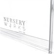 Nursery Works Vetro Crib in Clear Acrylic