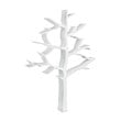 Nursery Works Engineered Wood Kids Tree Bookcase For Over 100 Books in White