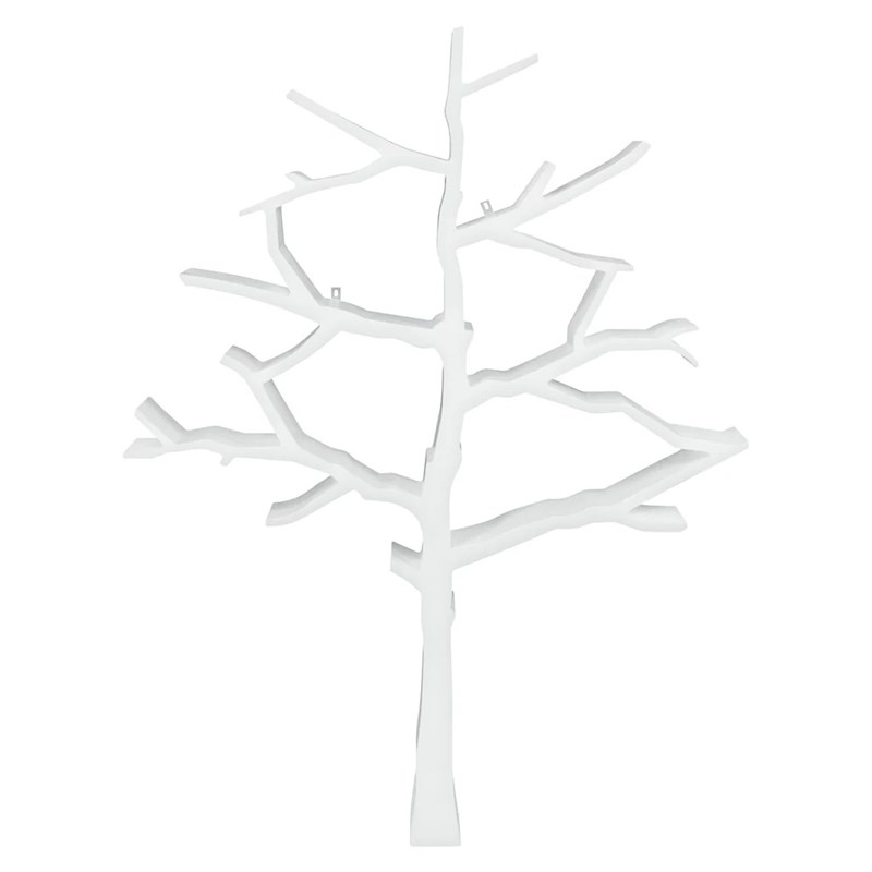 Nursery Works Engineered Wood Kids Tree Bookcase For Over 100 Books in White