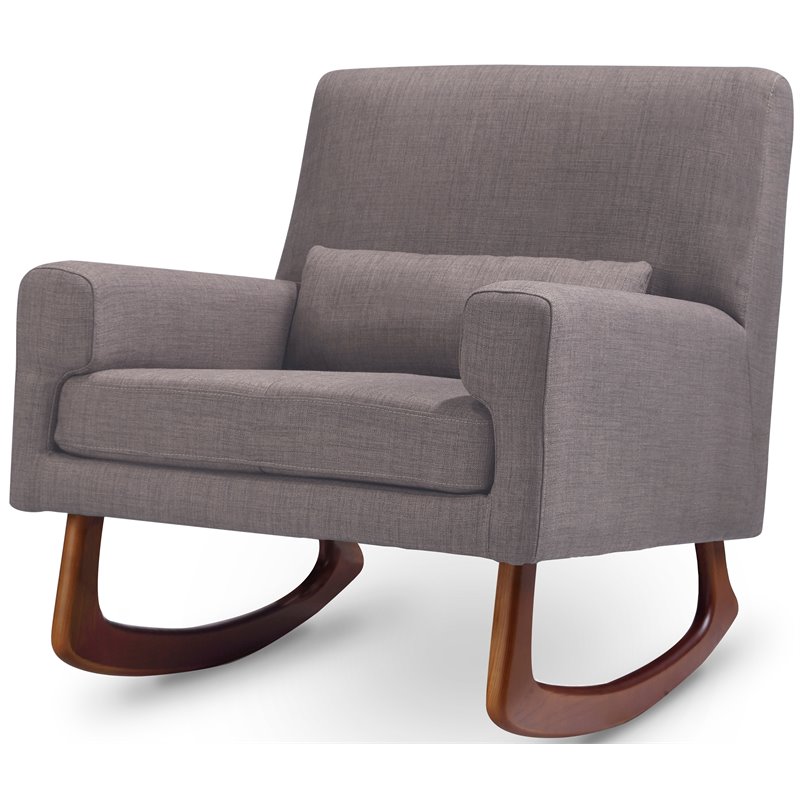 Nursery Works Sleepytime Rocker In Pebble And Walnut 1085bba Nursery Works Sleepytime Rocker In Pebble And Walnut