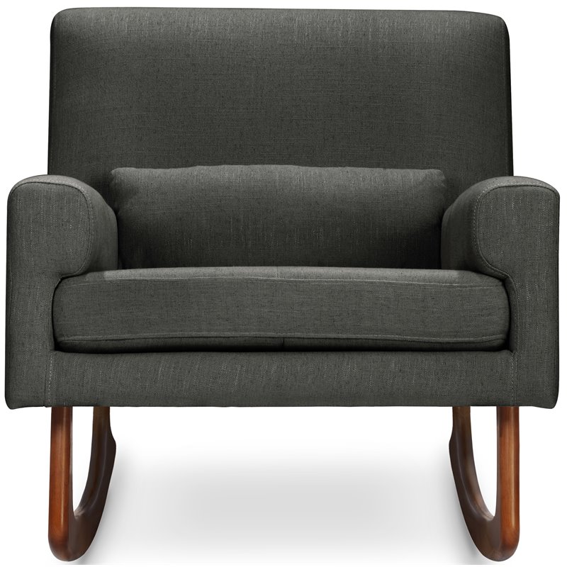 Nursery Works Sleepytime Rocker In Charcoal And Walnut Nursery Works Sleepytime Rocker In Charcoal And Walnut