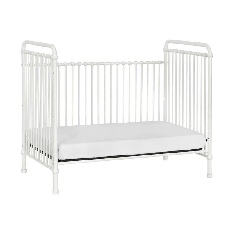 Franklin & Ben Abigail 3in1 Convertible Iron Crib in Washed White