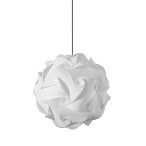 dainolite fabric modern 1 light globus white pendant