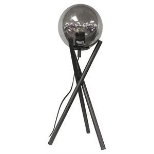 dainolite metal contemporary 1 light pamela matte black table lamp