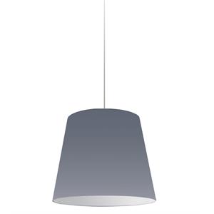 dainolite fabric modern 1 light oversized drum gray pendant