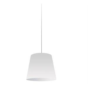 dainolite fabric modern 1 light oversized drum white pendant