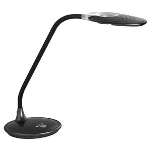dainolite plastic contemporary 5 watt black table lamp