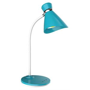 dainolite plastic contemporary 6 watt blue table lamp