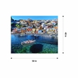 Yosemite Home Decor 'Mediterranean' Glass Photographic Print in Multi-Color