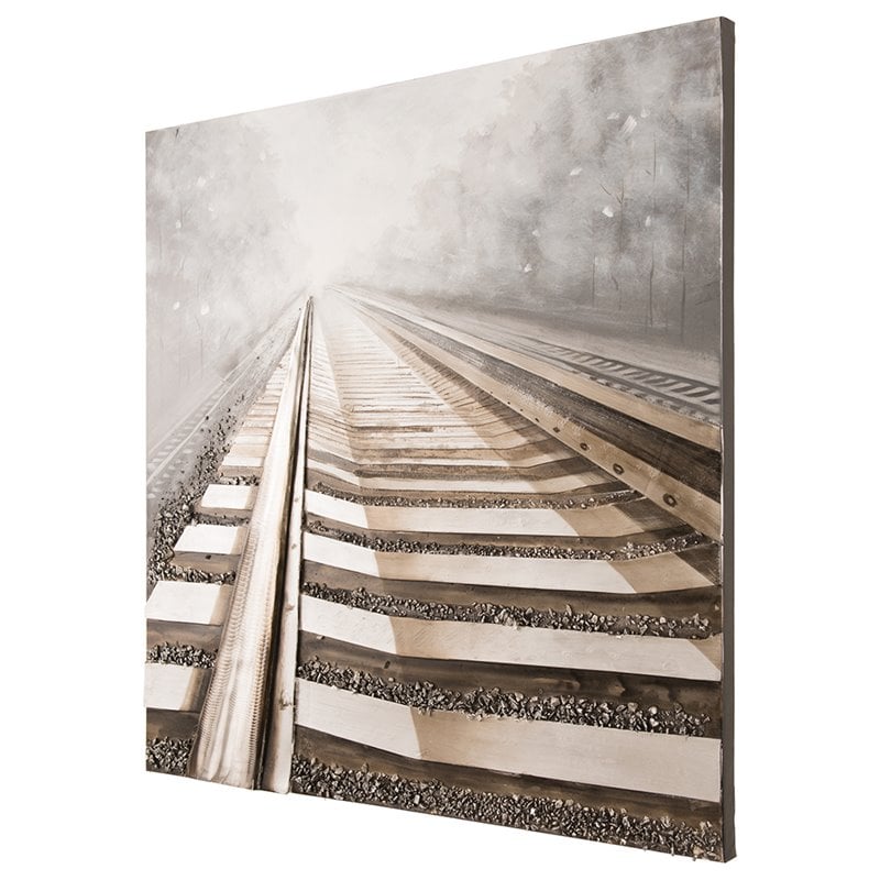 Yosemite 'Vanishing into the Distance II' Fabric Canvas Painting in Multi-Color