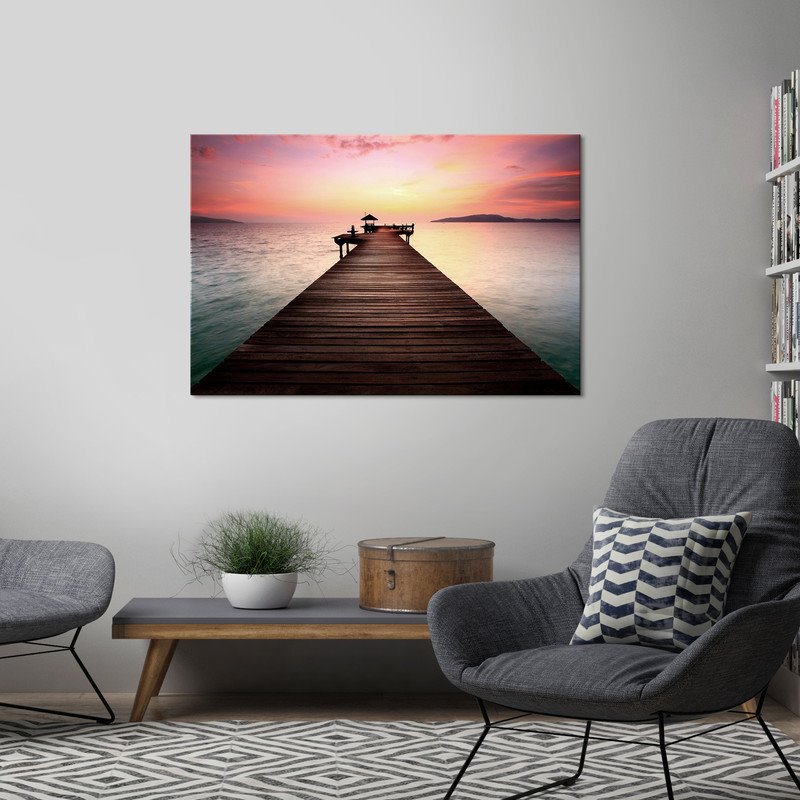 Yosemite Home Decor The Way Glass Multi-Color Photographic Print