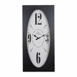 Yosemite Speakeasy Spokes Wood Wall Clock in Black and White Finish