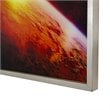 Yosemite Home Decor 'Setting Sun' Tempered Glass/Wood Photo in Multi-Color
