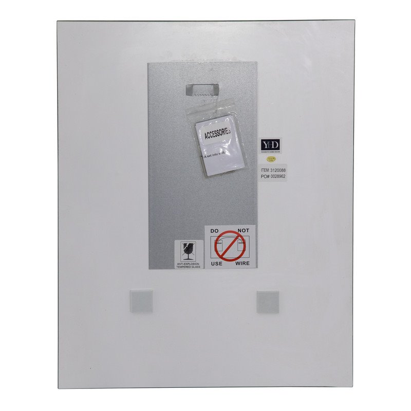 Yosemite Home Decor 'Earthy Charm II' Glass/Wood Photo in Multi-Color