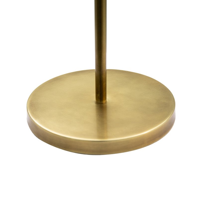 Yosemite Home Decor Klare 4-Light Glass Sputnik Lamp in Clear/Antique Brass