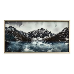 Yosemite Home Decor &quotArtic Slumber&quot Glass Photographic Art in Multi-Color