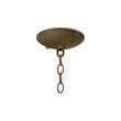 Yosemite Home Decor Alpha 9-Light Metal Chandelier in Distressed Antique Brass