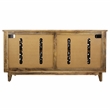 Yosemite Home Decor Gracia Large Mango and Solid Acacia Wood Cabinet in Brown