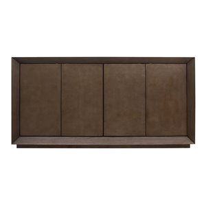 yosemite home decor edwards wood accent cabinet in dark brown
