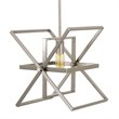 Yosemite Home Decor Aquarius 1-Light Geometric Metal Pendant in Matte Black