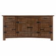 Yosemite Home Decor Hudson Large Wood Cabinet in Dark Antique Bronze