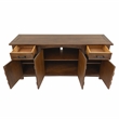 Yosemite Home Decor Hudson Large Wood Cabinet in Dark Antique Bronze
