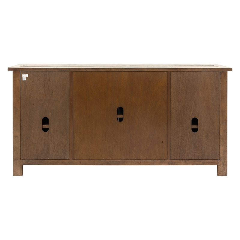 Yosemite Home Decor Hudson Large Wood Cabinet in Dark Antique Bronze