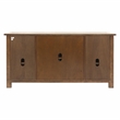 Yosemite Home Decor Hudson Large Wood Cabinet in Dark Antique Bronze