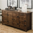 Yosemite Home Decor Hudson Large Wood Cabinet in Dark Antique Bronze