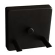 Yosemite Home Decor Jordan 2-Light Metal/Glass Vanity Light in Ebony Bronze