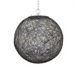 Yosemite Home Decor Orbs 3-Light Modern Aluminum Chandelier in Chrome