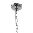 Yosemite Home Decor Orbs 3-Light Modern Aluminum Chandelier in Chrome