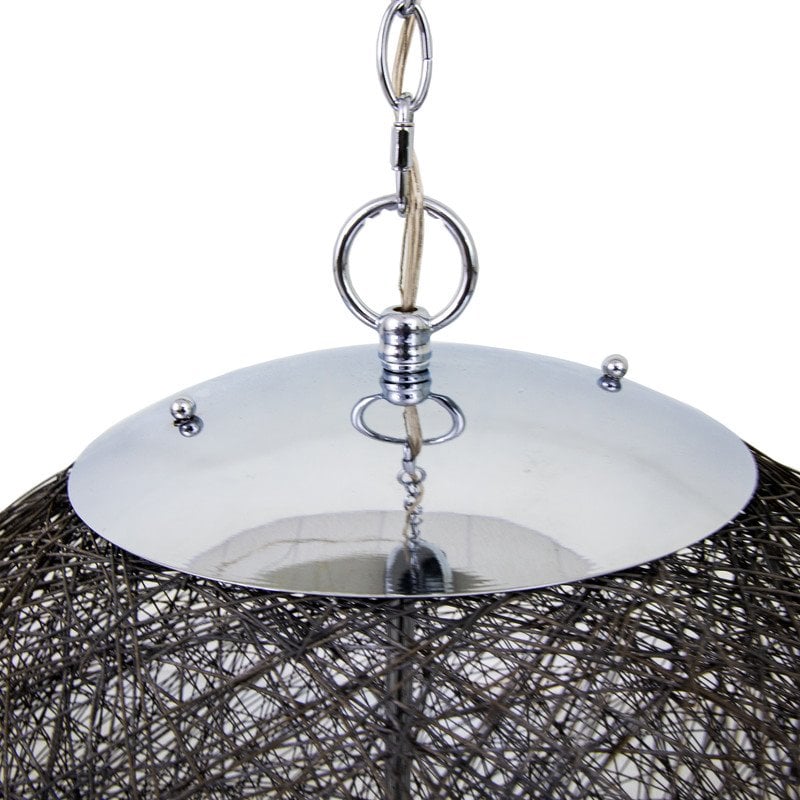 Yosemite Home Decor Orbs 3-Light Modern Aluminum Chandelier in Chrome