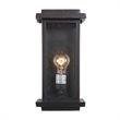 Yosemite Home Decor Ashlan 1-Light Stainless Steel Wall Lantern Sconce in Bronze