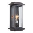 Yosemite Home Decor Ashlan 1-Light Stainless Steel Wall Lantern Sconce in Bronze