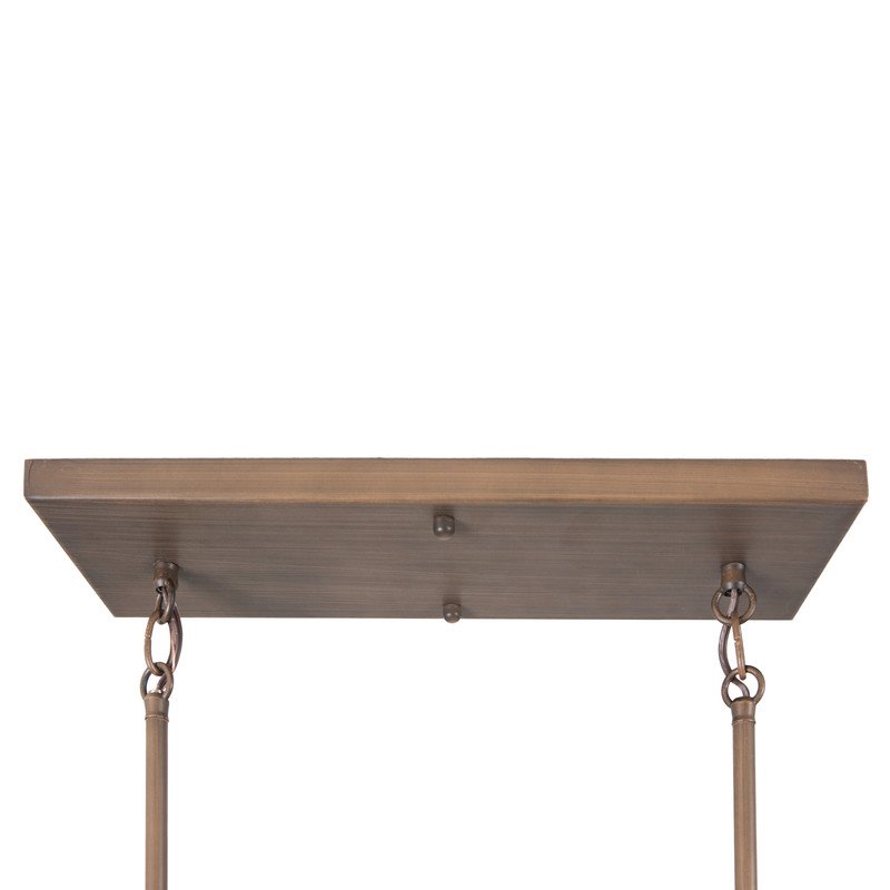 Yosemite Home Decor Skyline Ridge 4-Light Metal Frame Island Light in Bronze