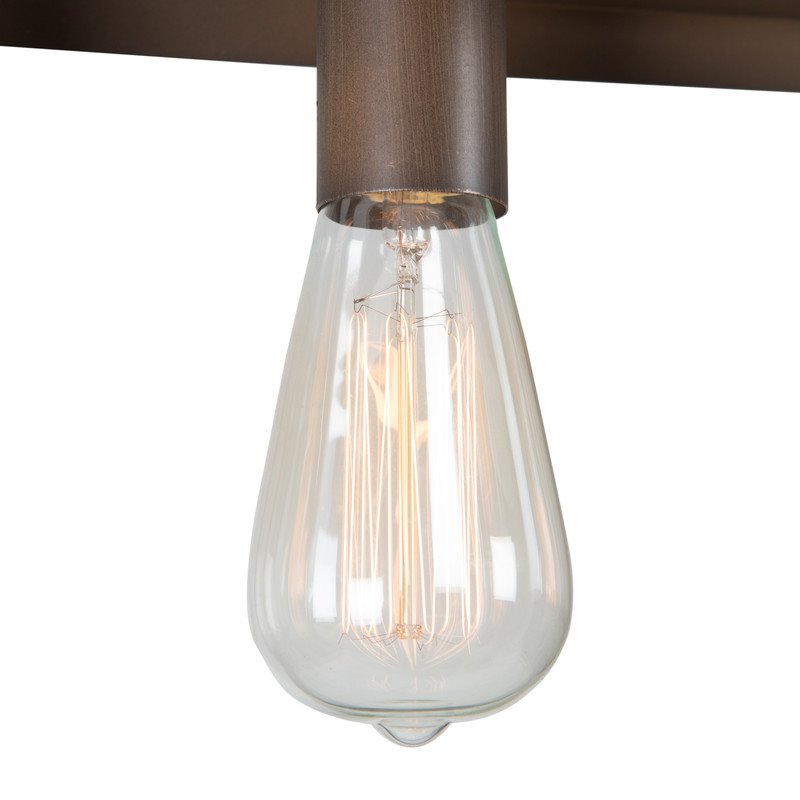 Yosemite Home Decor Skyline Ridge 4-Light Metal Frame Island Light in Bronze