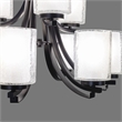 Yosemite Home Decor 9-Light Modern Classic Glass Chandelier in Oil Rubbed Bronze