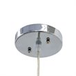 Yosemite Home Decor Harper Bay 1-Light Metal Pendant in Beige