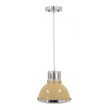 Yosemite Home Decor Harper Bay 1-Light Metal Pendant in Beige