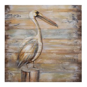 Yosemite Home Decor &quotVintage and Winged&quot Wood Wall Art in Multi-Color