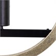 Yosemite Home Decor Unique Designs Paradoxical 1-Light Metal Pendant in Black